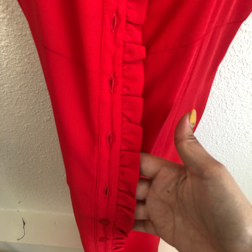 Top shop Red Ruffle Maxi - Picture 6 of 6